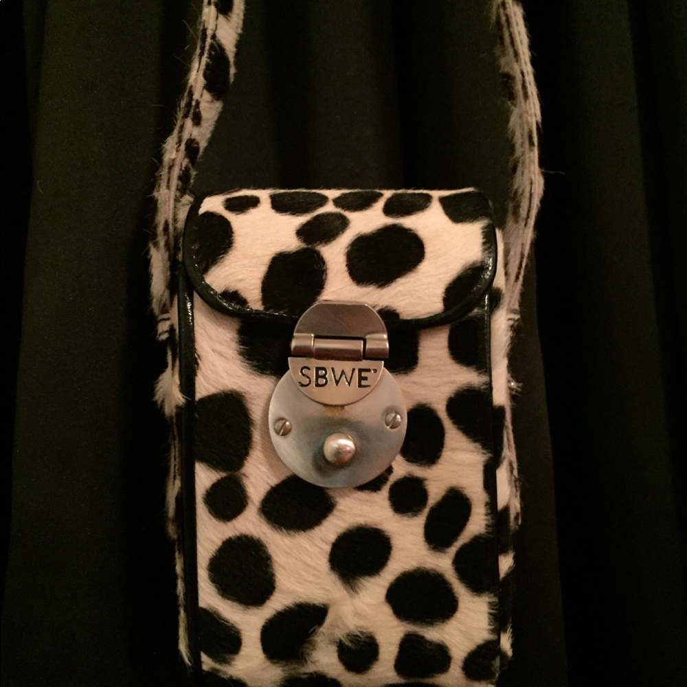 Vintage Bennis Edwards animal print crossbody bag